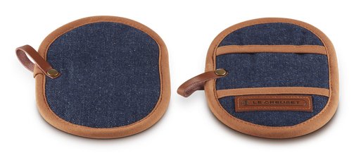 EAN 0630870261043 - Le Creuset Koch- und Backgeschirr Agarrador de cocina 2 pieza(s) Azul Algodón imagen 1