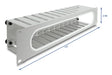 EAN 4043619672806 - DeLOCK 67280 accesorio de bastidor Panel de gestión de cables imagen 1