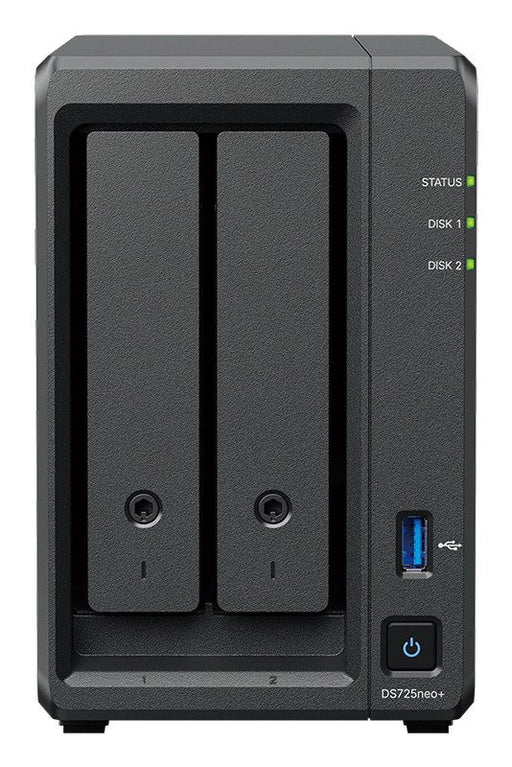 EAN 4711174727070 - Synology DiskStation DS725NEO+ servidor de almacenamiento NAS Compacto Ryzen Embedded R1600 4 GB DDR4 0 T imagen 1