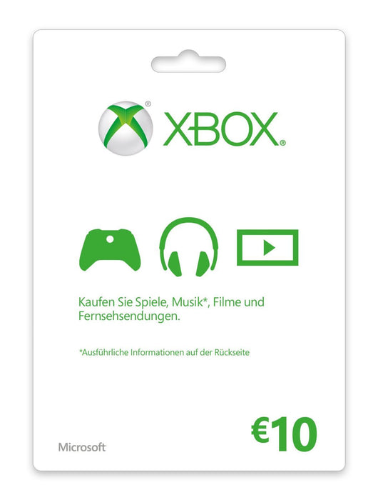 EAN 885370846218 - Microsoft Xbox LIVE Gift Card 10€ Videojuegos Tarjeta de regalo imagen 1
