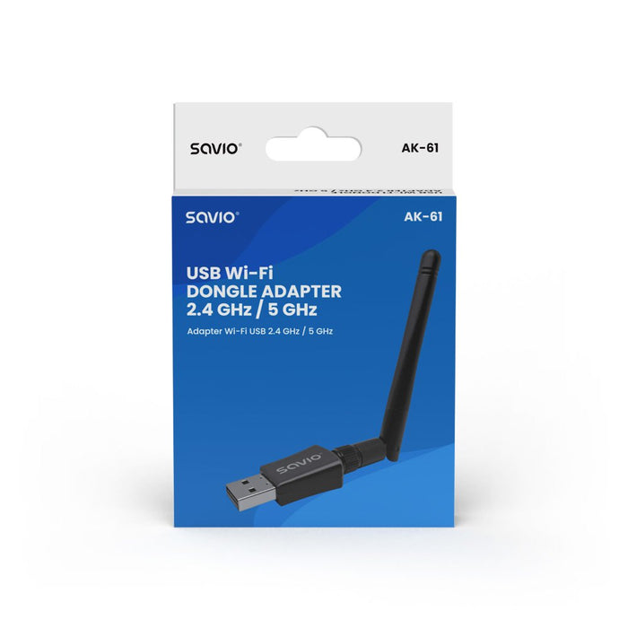 EAN 5901986048121 - Savio AK-61 adaptador y tarjeta de red WLAN 3464 Mbit/s imagen 5