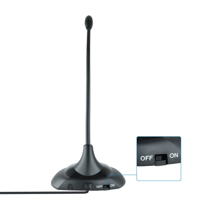 EAN 8433281009981 - TooQ TQMM-213 micrófono Negro Micrófono para ordenador portátil imagen 3