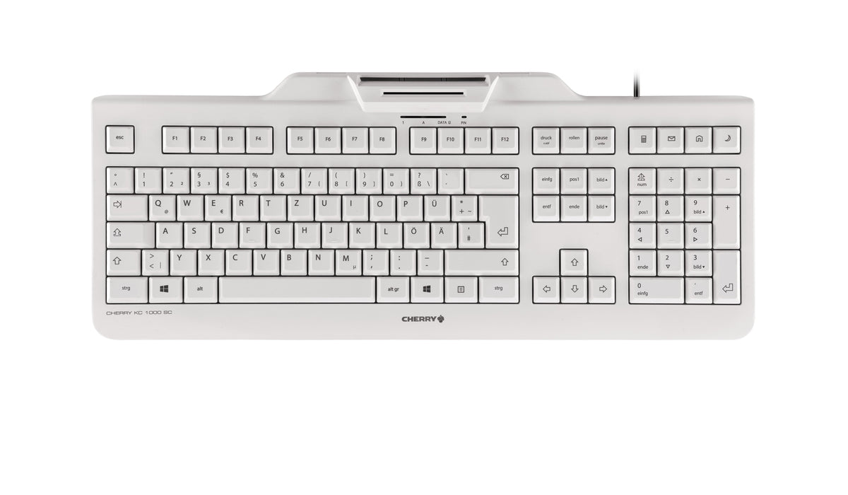 EAN 4025112085666 - CHERRY KC 1000 SC teclado Oficina USB QWERTY Nórdico Negro imagen 1