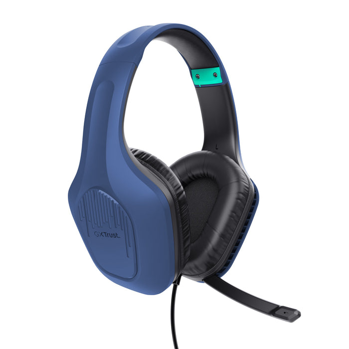 EAN 8713439249910 - Trust GXT 415B Zirox Auriculares Alámbrico Diadema Juego Azul imagen 2