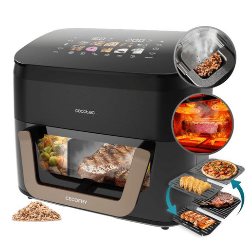 EAN 8435771925429 - Cecotec Cecofry&Grill Smokin' 11000 Plus Sencillo 11 L Independiente 2900 W Freidora de aire caliente Neg imagen 1