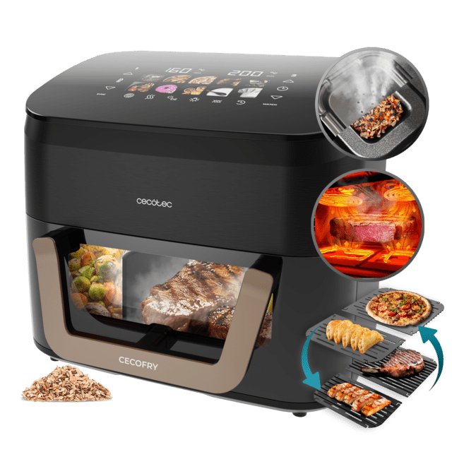 EAN 8435771925429 - Cecotec Cecofry&Grill Smokin' 11000 Plus Sencillo 11 L Independiente 2900 W Freidora de aire caliente Neg imagen 1