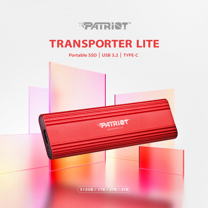 EAN 4711378428025 - Patriot Memory Transporter Lite 4 TB USB Tipo C 3.2 Gen 2 (3.1 Gen 2) Rojo imagen 5