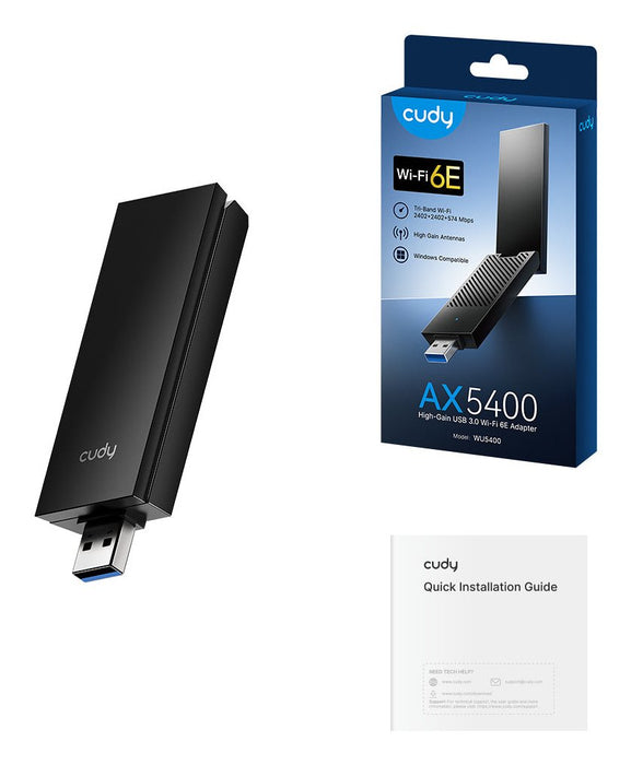 EAN 6971690793708 - Cudy WU5400 adaptador y tarjeta de red WLAN 2402 Mbit/s imagen 5
