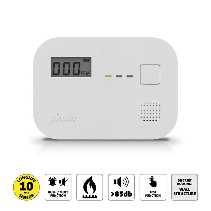 EAN 8712412579624 - Alecto DETECTEUR CO COA3910 detector de gas Monóxido de carbono (CO) imagen 2
