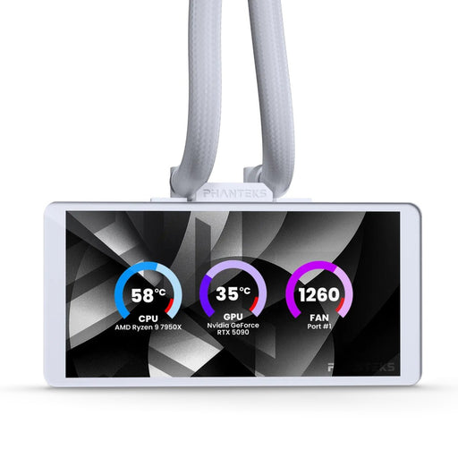 EAN 0886523004219 - Phanteks Glacier One 360M25 LCD Procesador Sistema de refrigeración líquida todo en uno 12 cm Blanco 1 pi imagen 2