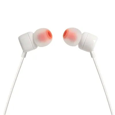 Auriculares Intrauditivos Jbl T110 Con Micrófono Jack 3.5 Blanco