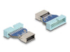 EAN 4043619671311 - DeLOCK 67131 cambiador de género para cable 19 pin USB USB Type-E Azul imagen 1