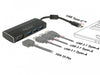 EAN 4043619639328 - DeLOCK 63932 base para portátil y replicador de puertos USB 3.2 Gen 1 (3.1 Gen 1) Type-C Negro imagen 2