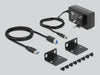 EAN 4043619641123 - DeLOCK 64112 hub de interfaz USB 3.2 Gen 1 (3.1 Gen 1) Type-B 5000 Mbit/s Negro imagen 2