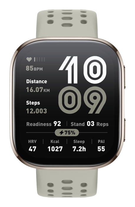 EAN 6970100377996 - Amazfit Bip 6 Stone 5 cm (1.97") AMOLED Digital 390 x 450 Pixeles Pantalla táctil Oro GPS (satélite) imagen 2