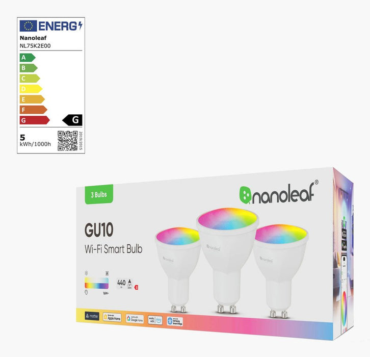 EAN 4895263603381 - Nanoleaf N7502B02-3GU10 iluminación inteligente Bombilla inteligente Wi-Fi/Bluetooth 5 W imagen 2