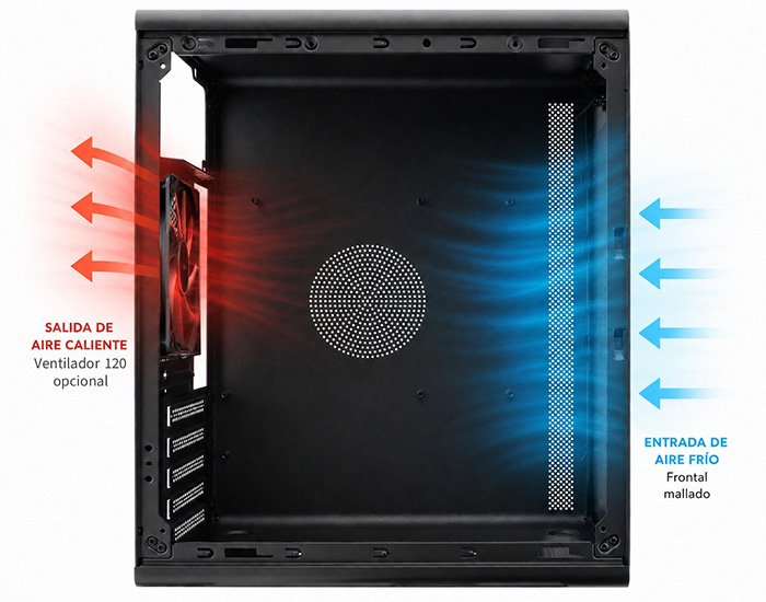EAN 8436624423789 - CoolBox COO-PCM100-0 carcasa de ordenador Midi Tower Negro imagen 8