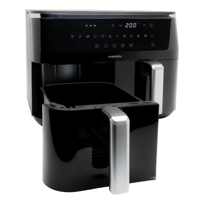 EAN 6221127476057 - TORNADO TAFT-1000-GS freidora Doble 9 L Independiente 3100 W Freidora de aire caliente Negro imagen 14