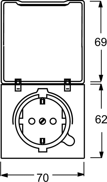 EAN 4011395172322 - Busch-Jaeger 2064-0-0301 toma de corriente CEE 7/3 Blanco imagen 2
