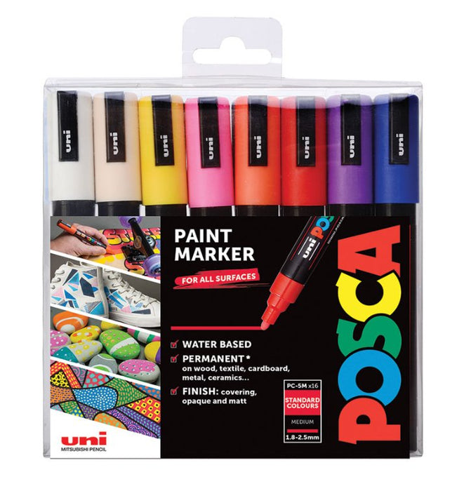 EAN 3296280033419 - POSCA PC-5M Colores surtidos 16 pieza(s) imagen 1