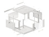 EAN 5901969403084 - Lanberg WF01-6606-10S armario rack 6U Bastidor de pared Gris imagen 11