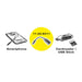 EAN 7611990120130 - ROLINE 11.02.8311 cable USB USB 2.0 0,15 m Micro-USB B USB A Negro imagen 2