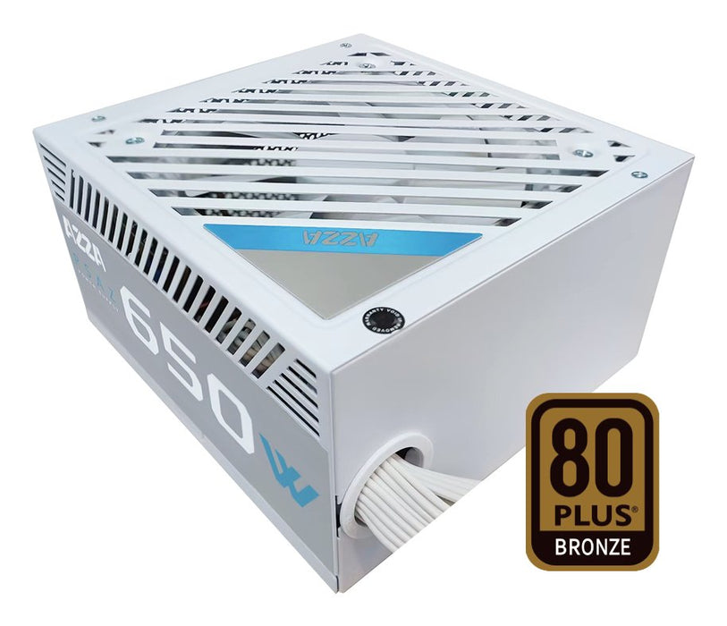 EAN 4712839557629 - Azza PSAZ-650W(ATX2.0) unidad de fuente de alimentación 20+4 pin ATX ATX Blanco imagen 2