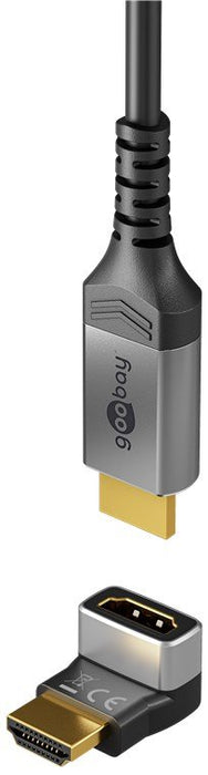 EAN 4040849720093 - Goobay 72009 adaptador de cable de vídeo HDMI tipo A (Estándar) Negro, Plata imagen 6