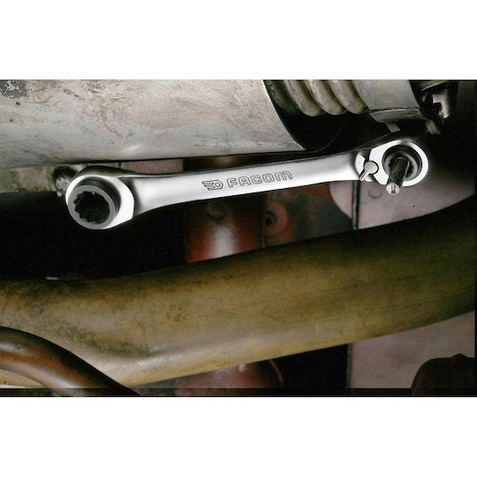 EAN 3148518123754 - Facom 64C.J2PB llave de carraca 2 pieza(s) Acero inoxidable imagen 4
