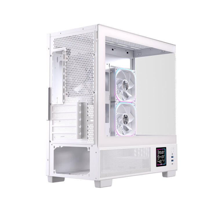 EAN 6977277360073 - Einarex EXCS-SM-51DR-W carcasa de ordenador Micro Torre Blanco imagen 14
