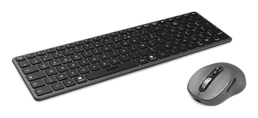 EAN 3567042031364 - Port Designs 900908RFR teclado Ratón incluido Universal RF Wireless + Bluetooth AZERTY Gris imagen 5