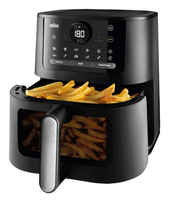 EAN 8021098006134 - Braun HF 5075 Sencillo Independiente 2000 W Freidora de aire caliente Negro, Gris imagen 2