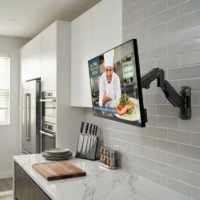 EAN 4002888407120 - Lindy 40712 soporte para monitor 81,3 cm (32") Pared Negro imagen 3
