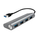 EAN 4052792048629 - LogiLink UA0307 hub de interfaz USB 3.2 Gen 1 (3.1 Gen 1) Type-A 5000 Mbit/s Aluminio imagen 1