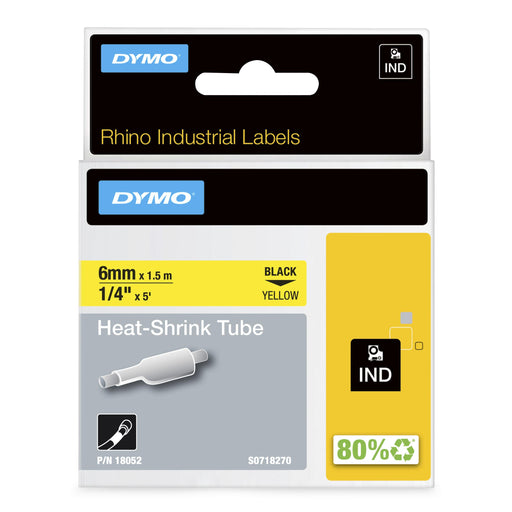 EAN 0071701180520 - DYMO RhinoPRO Heat shrink tubes cinta para impresora de etiquetas D1 imagen 1