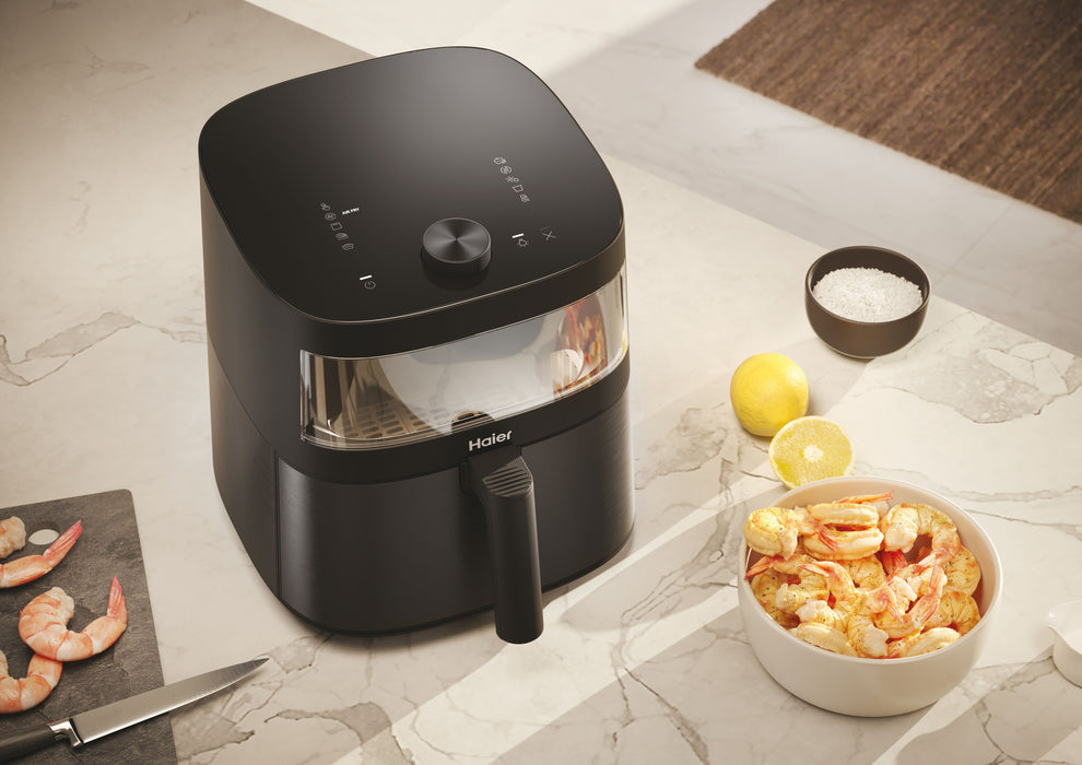 EAN 8059019065731 - Haier I-Master Series 5 HAF5TWA 011 6,5 L Independiente 2000 W Freidora de aire caliente Negro imagen 9
