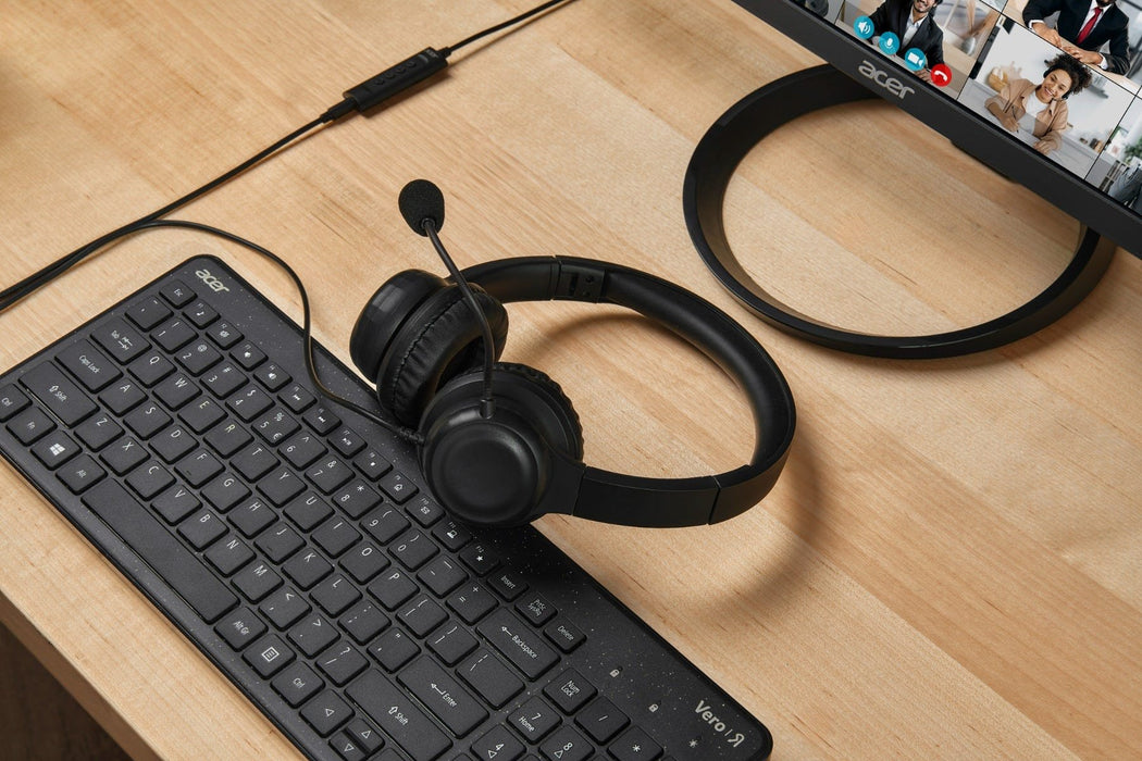 EAN 4711474000606 - Acer AHW154 Auriculares Alámbrico De mano Oficina/Centro de llamadas USB tipo A Negro imagen 7