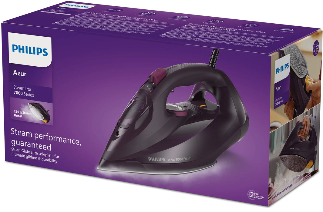 EAN 8720389016158 - Philips 7000 series DST7061/30 plancha Plancha a vapor Suela SteamGlide Elite 3000 W imagen 4