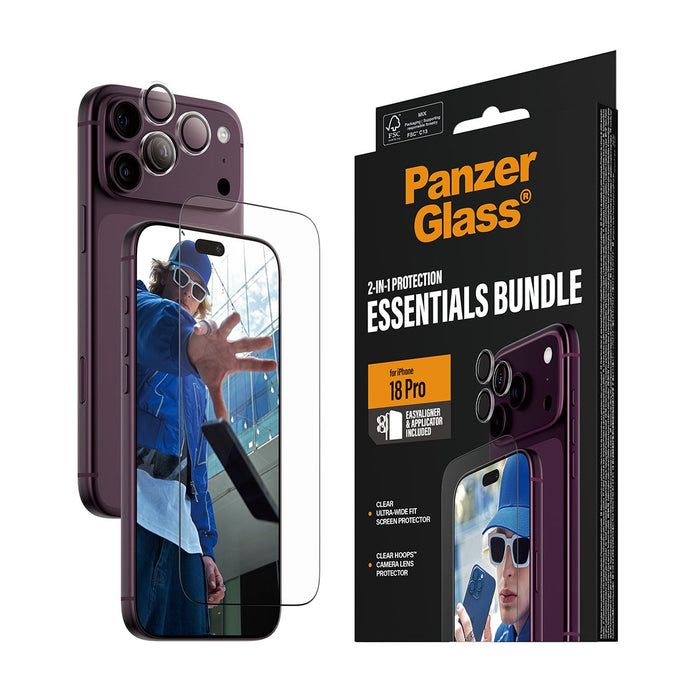 EAN 5715685045127 - PanzerGlass ® 2-in-1 Essentials Bundle iPhone 18 Pro Max Protector de pantalla 1 pieza(s) imagen 6