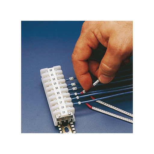 EAN 662820057109 - Brady SCN-07-1 soporte para manguito de identificación de conductor Negro, Blanco Nylon 300 pieza(s) imagen 2