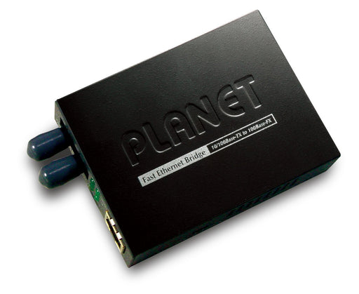 EAN 4711213680519 - PLANET FT-801 convertidor de medio 100 Mbit/s 1310 nm Multimodo Negro imagen 1
