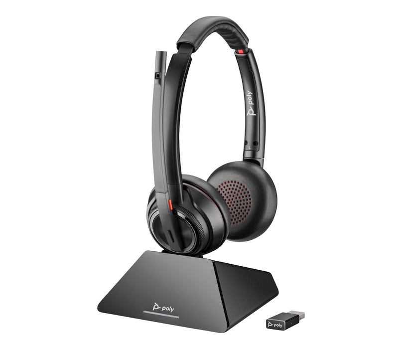 EAN 0196548579266 - HP Poly Savi 8220 UC Microsoft Teams Certified DECT 1880-1900 MHz USB-A Headset Inalámbrico y alámbrico D imagen 1