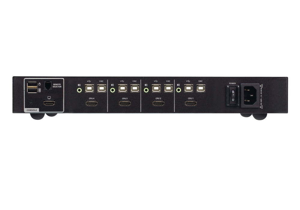 EAN 4710469342059 - ATEN CS1184H4C interruptor KVM Negro imagen 2