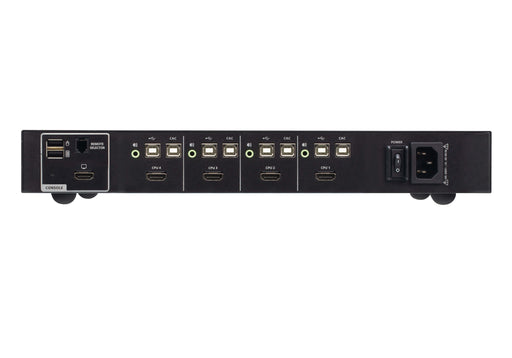 EAN 4710469342059 - ATEN CS1184H4C interruptor KVM Negro imagen 2