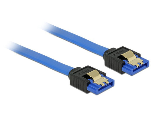 EAN 4043619849772 - DeLOCK 84977 cable de SATA 0,2 m SATA 7-pin Negro, Azul imagen 1