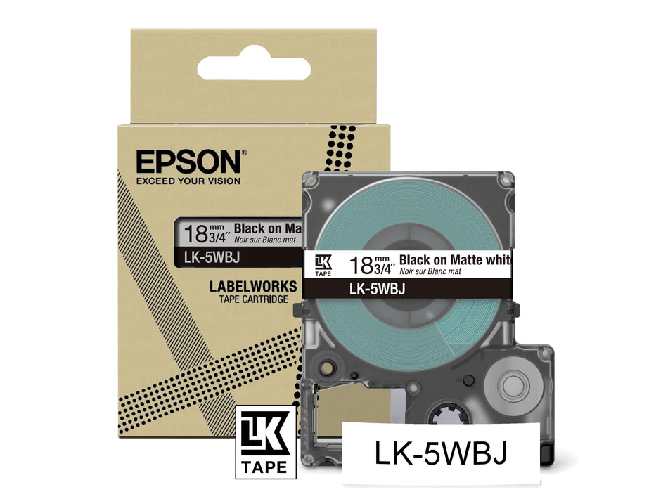 EAN 8715946713526 - Epson LK-5WBJ Negro, Blanco imagen 3