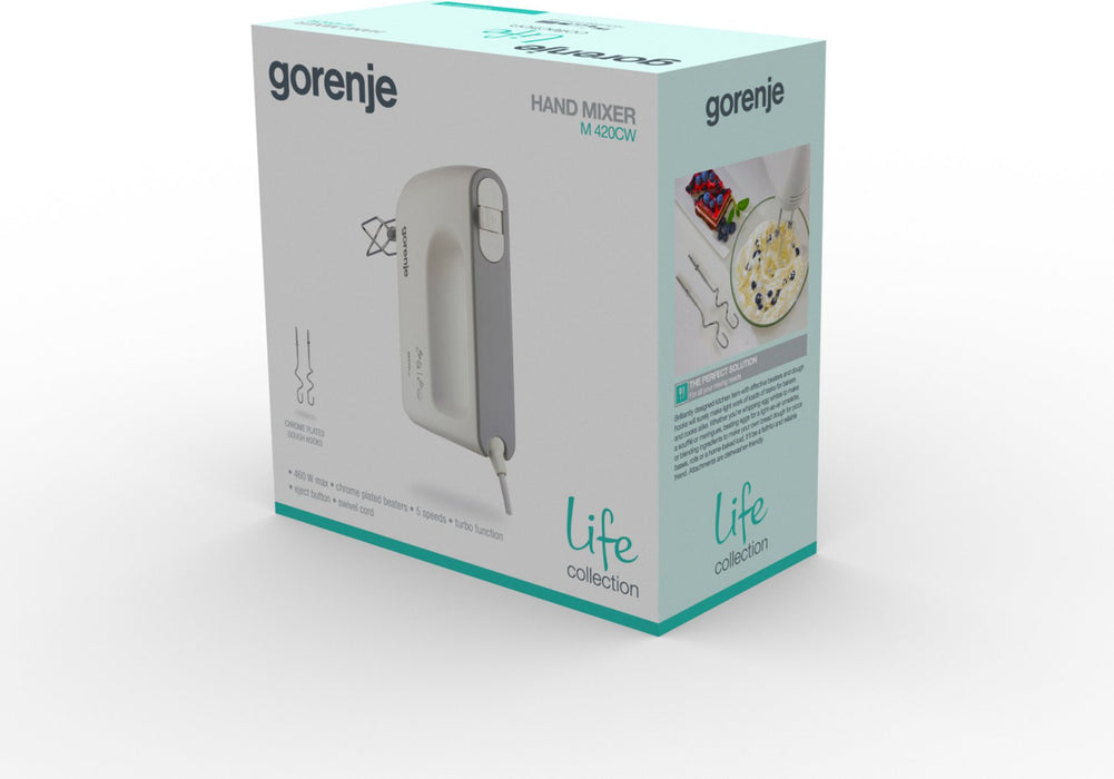 EAN 3838782393037 - Gorenje M420CW Batidora de mano 450 W Blanco imagen 4