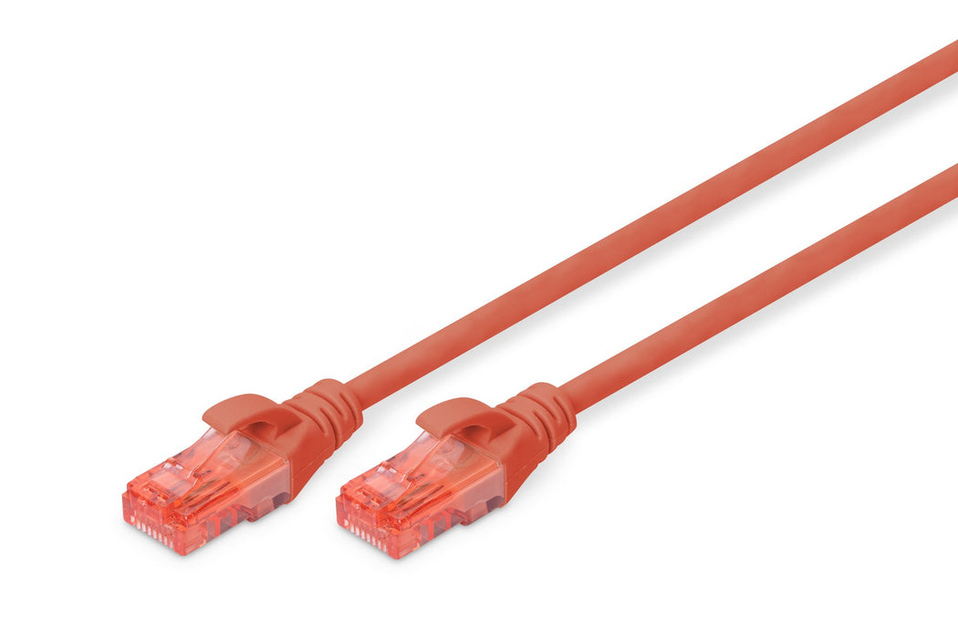 EAN 4016032371908 - Digitus DK-1612-010/R cable de red Rojo 1 m Cat6 U/UTP (UTP) imagen 1