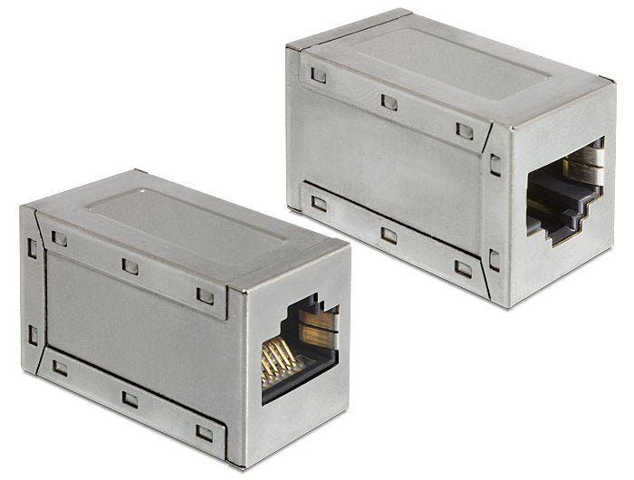 EAN 4043619861408 - DeLOCK 86140 cambiador de género para cable RJ45 Plata imagen 1