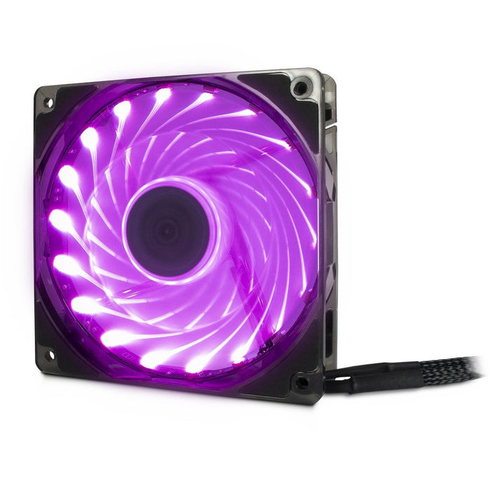 EAN 4260455643344 - Inter-Tech L-12025 Aura Carcasa del ordenador Ventilador 12 cm Negro imagen 8